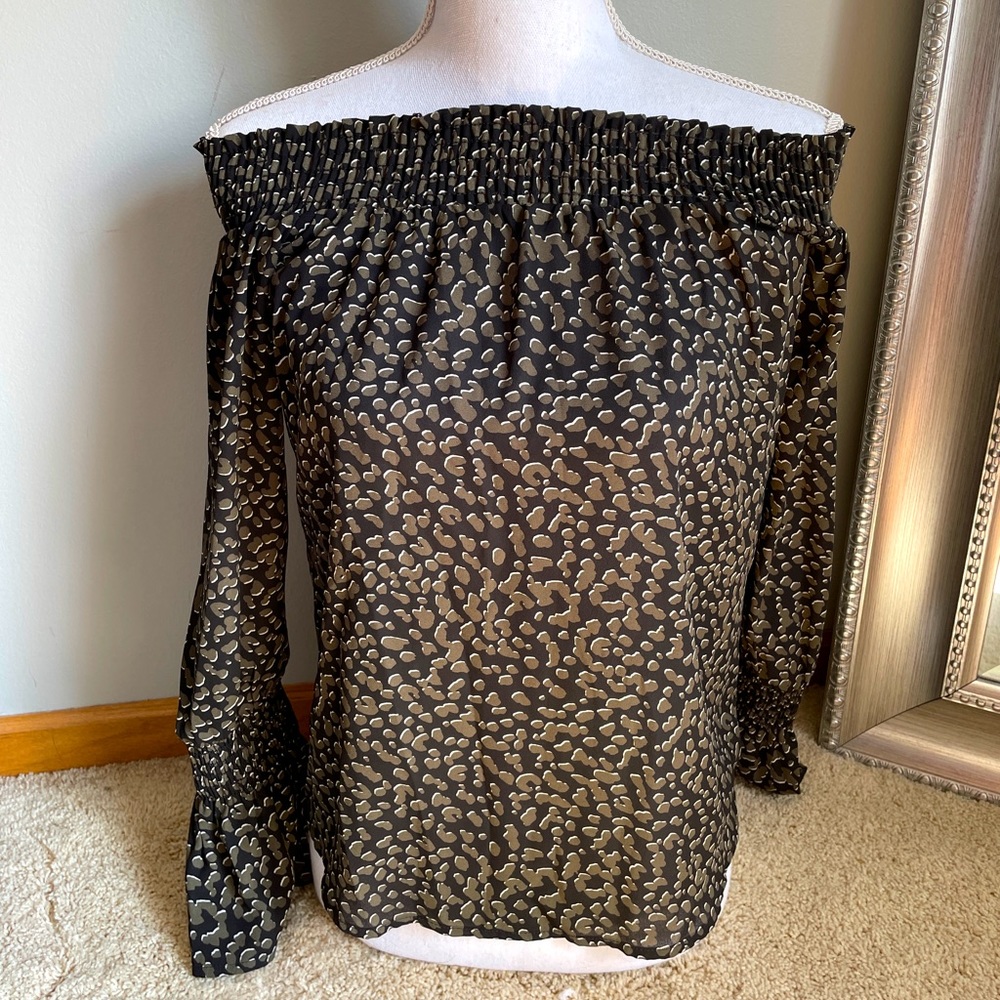 Allison Joy Animal Print Blouse